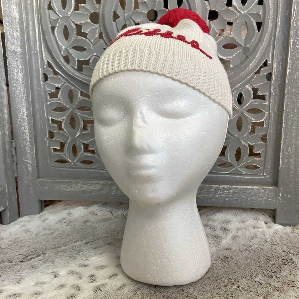 Baby GAP beanie hat baby girls 6-12 months knit kisses lovecore Valentine’s Day